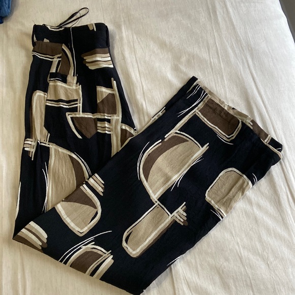 Zara printed wide-leg pants - Picture 3 of 6